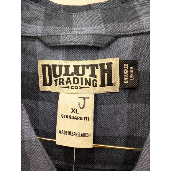 NWT Duluth Trading Co Seawool Lightweight Flannel Long Sleeve Shirt size XL - Picture 7 of 7